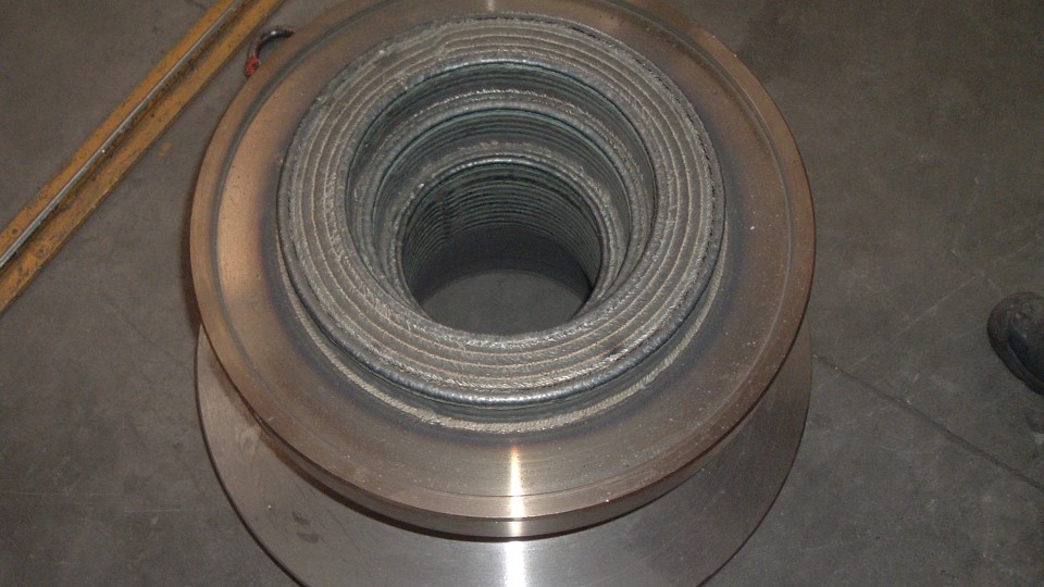 Chiusura 12'' - full overlay in Inconel 625